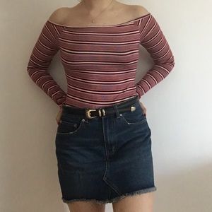 Off the shoulder bodysuit